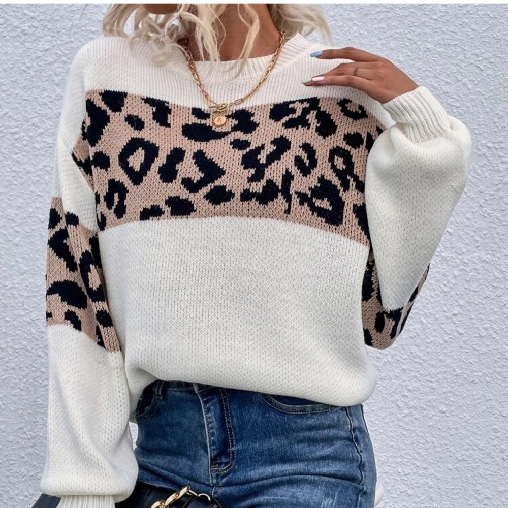 Beautiful woman sweater